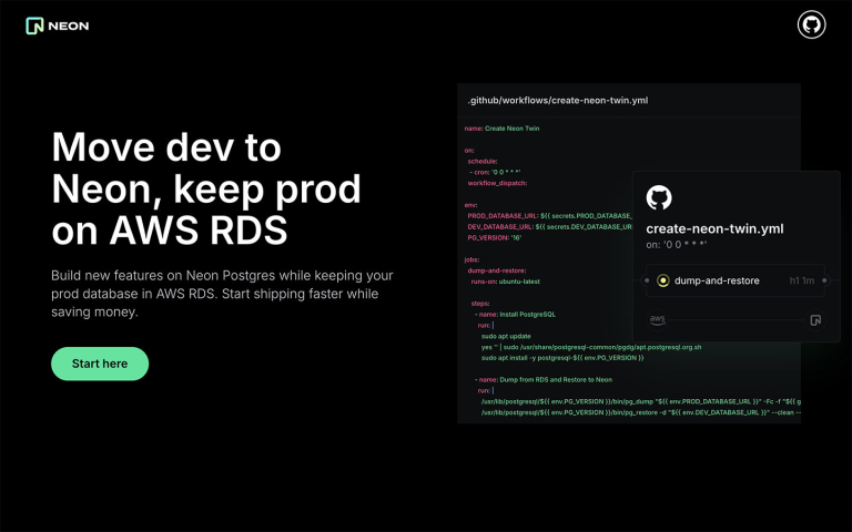 Dev for RDS hero image