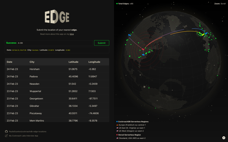 Edge Locations App