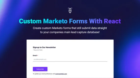 How to Create Custom Marketo Forms With React