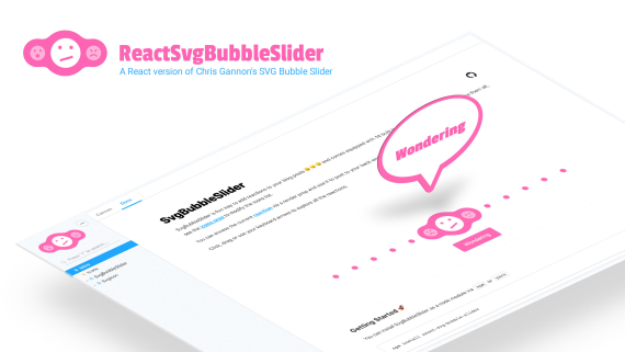 React SVG Bubble Slider